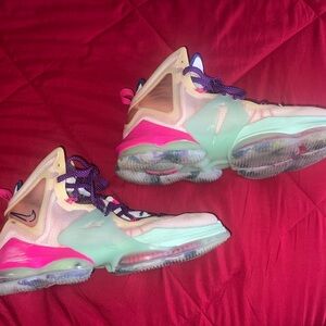 Colorful Nike Lebron Sneakers